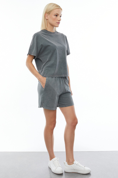 PAULMARK Σορτς με ελαστική μέση που πλένεται κανονικά