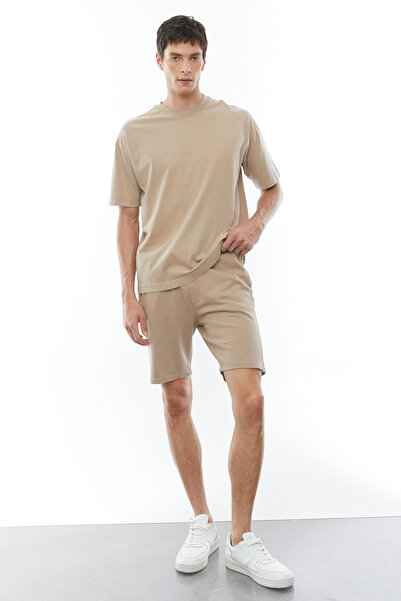 PAULMARK Βασικό κανονικό σορτς με δυνατότητα πλυσίματος και δεμένη μέση