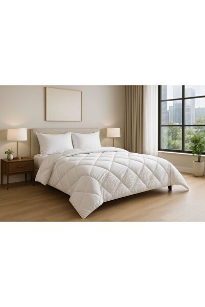 Zarif Home Striped Cotton Satin King Size Bedding Set-3 Pieces