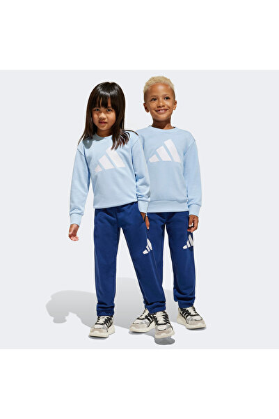 adidas Tracksuit Essentials Çocuk Mavi Eşofman Takımı