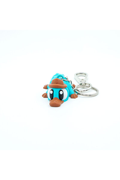 OEM Platypus Keychain, Articulated Figurine, 3D, Flexi Keychain for Backpack