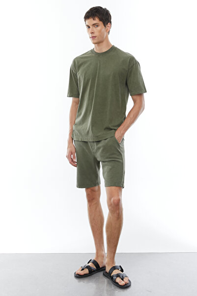 PAULMARK Washable Tie-Waist Basic Regular Shorts