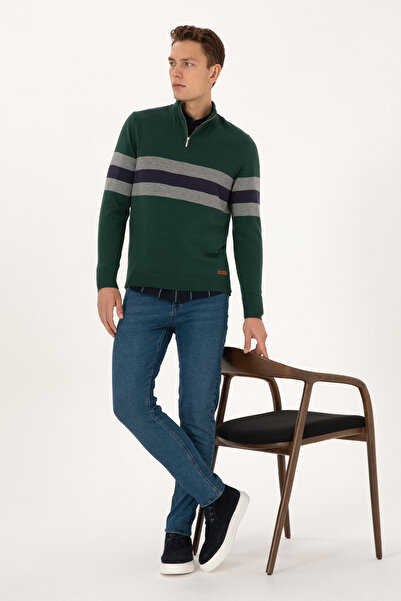 U.S. Polo Assn. Men's Dark Green Sweater 50315034-Vr079