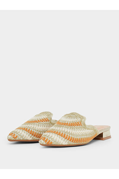 Styli Pointed Toe Woven Mules