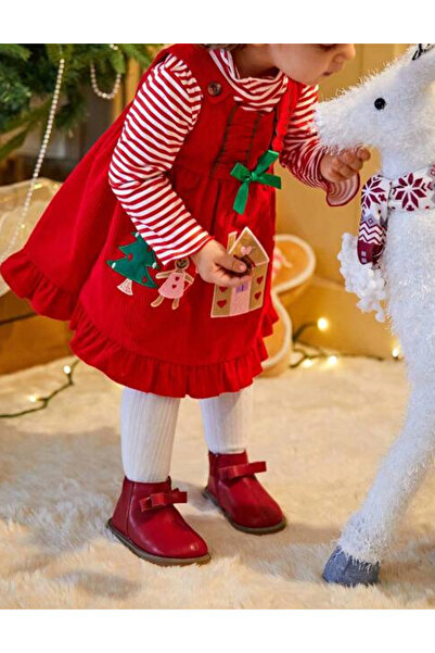 Sheya Shein dress and blouse set, red