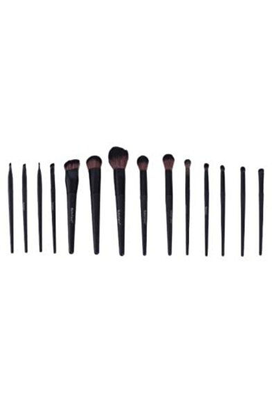 ruby face RubyFace Makeup Brush Set - Black - 14 Pieces