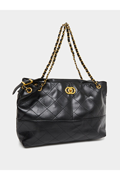 Styli Quilted Tote Bag with Chain Handles