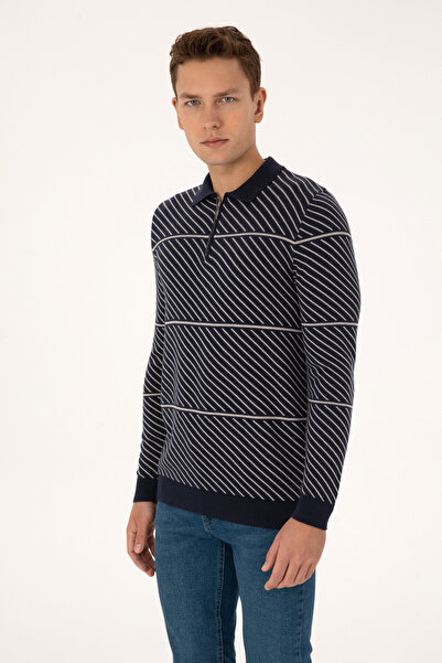 U.S. Polo Assn. Men's Navy Blue Sweater 50308284-Vr033