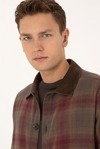 U.S. Polo Assn. Men's Burgundy Woven Coat 50308360-Vr177