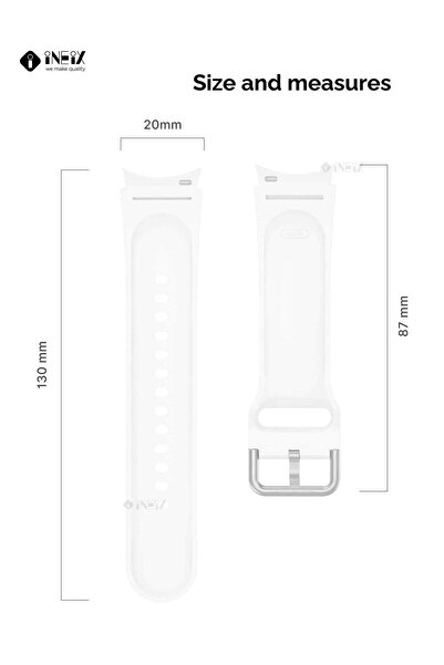 ineix Silicone Replacement Strap For Samsung Galaxy Watch 4 40,44 mm
