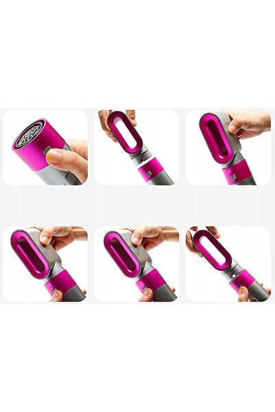 zola Multifunctional hair dryer, 3 in 1,round brush/drying,curling and quick styling, 1000 W, 3 settings