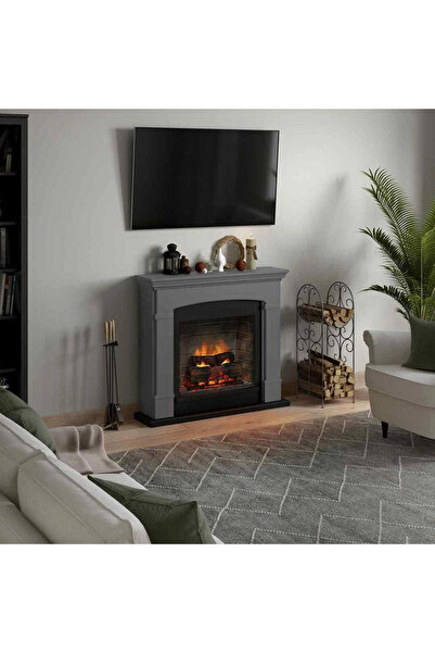 tagu Helmi Solid Gray electric fireplace PowerFlame 2