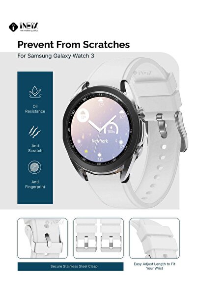 ineix Silicone Replacement Strap For Samsung Galaxy Watch 3 41 mm