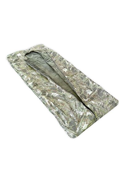 SAVEX Camouflage sleeping bag - fleece lined - water repellent fabric - accord extreme - (m-2)