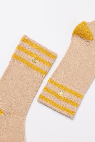 BONY SOCKS Ανδρικές πετσέτες με καρφωτές κάλτσες εκρού