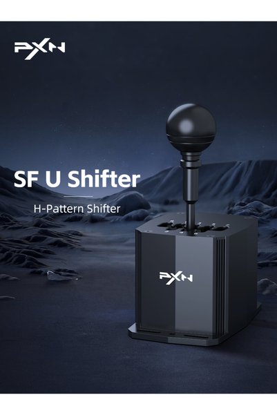 pxn SF U H-Vites Kolu (7+R) | Tam CNC Metal, 16-bit Hassasiyet ve Ayarlanabilir Vites Hissiyatı