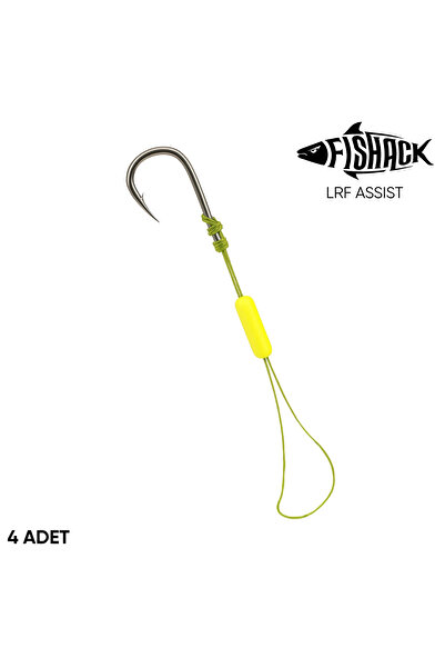 Genel Markalar LRF Assist İğne - İpli LRF Hırsız İğnesi - Stoperli - 4 Adet - Fishack