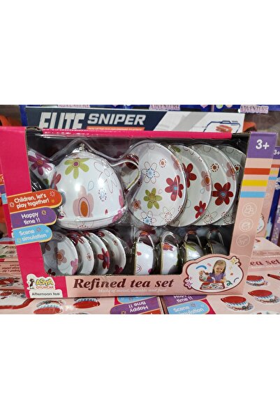 Ailenizin Oyuncakçısı TEPSİLİ ÇAYDANLIK METAL SET