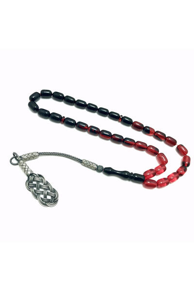 KANUNİ TESBİH Capsula croială Mărime mică Roșu Negru Moară Roșu Chihlimbar Tesbih