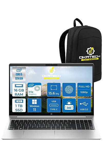 HP PROBOOK 450G10 9B9H3EA İ5-1334U 16 GB RAM 1 TB NVM SSD 15.6”FHD WİN11PRO N...