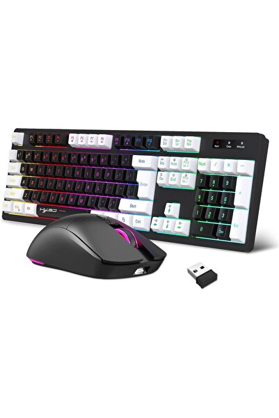 HXSJ L98 wireless rechargeable 2.4G keyboard and mouse