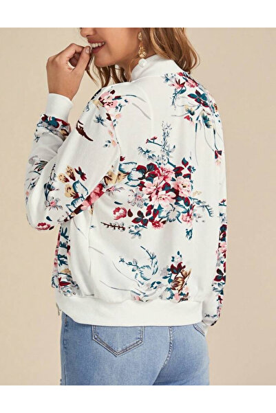 Sheya Shein zipper blouse, mix colors