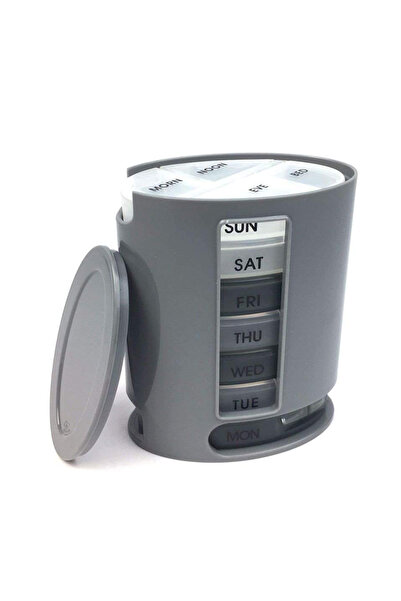 zola Medicine organizer, for 7 days, plastic, grey