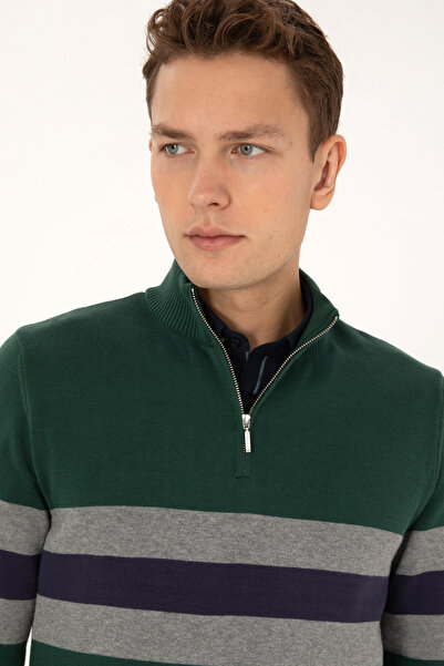 U.S. Polo Assn. Men's Dark Green Sweater 50315034-Vr079