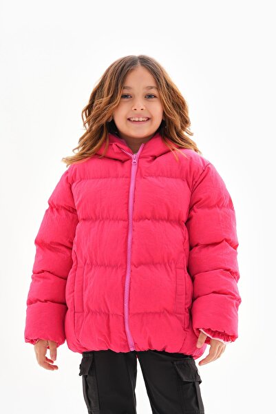 Dipmoda Copilă cu blană geacă cu puf mont DPRBC014 în interiorul copilului