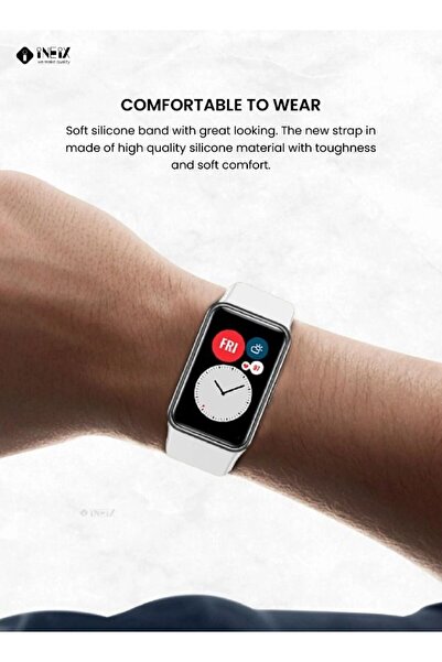 ineix Soft Silicone Replacement Strap For Huawei Watch Fit