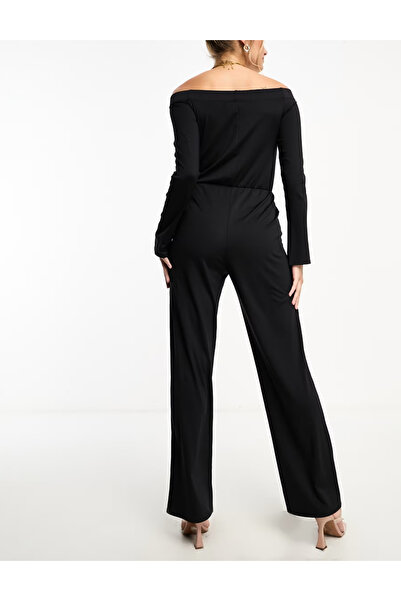 Monki Monki long jumpsuit, black