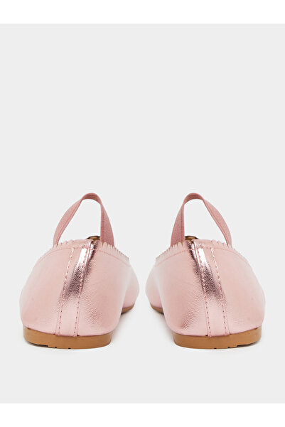 Styli Teens Patent Round Toe Ballerina Shoes