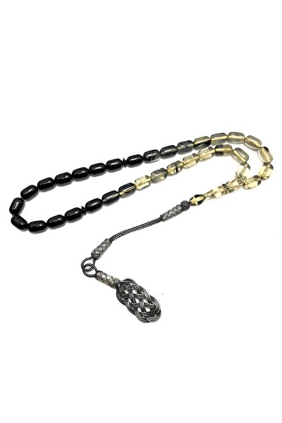 KANUNİ TESBİH Capsula croială Rozariu de culoare chihlimbar foc în culoarea o...