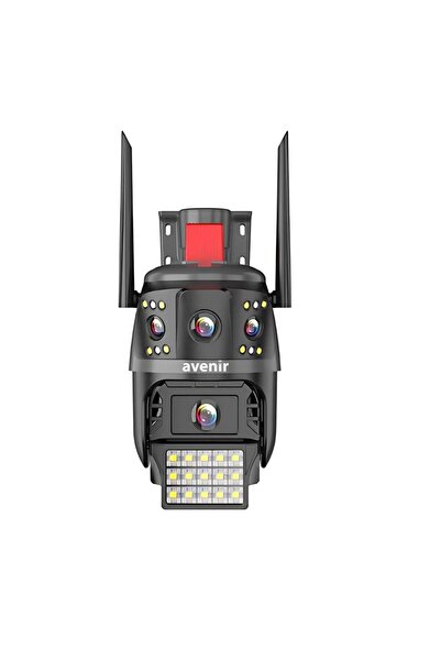 AVENİR AV-S313 4MP 2 Kameralı PTZ Wifi Sirenli Kamera