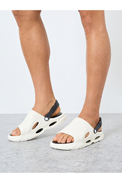 Styli Cut-Out Detail Back Strap Comfort Sandals