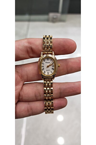 Marlas Retro Design, Yellow Color Cord, White Dial Women Wristwatch