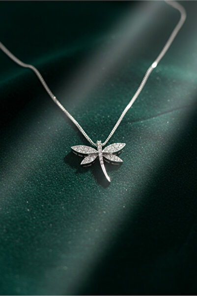 Dağıstanlı Kuyumculuk 0.28 Karat Pırlantalı 18 Ayar Altın Yusufçuk Kolye