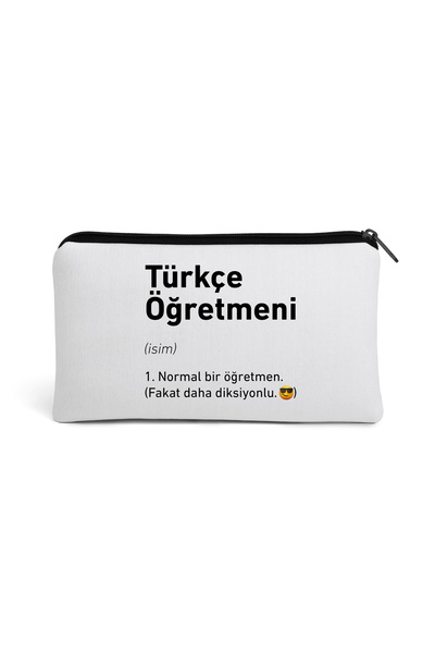 daystore Öğretmenler Serisi Clutch - Kalemlik - Makyaj Çantası (Çok amaçlı el çantası)