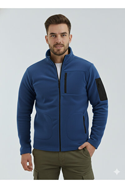 OXVİN Anti-Peeling Basic Polar Jacket Fleto with 4 Pockets and Full Zipper (Does Not Pilling)