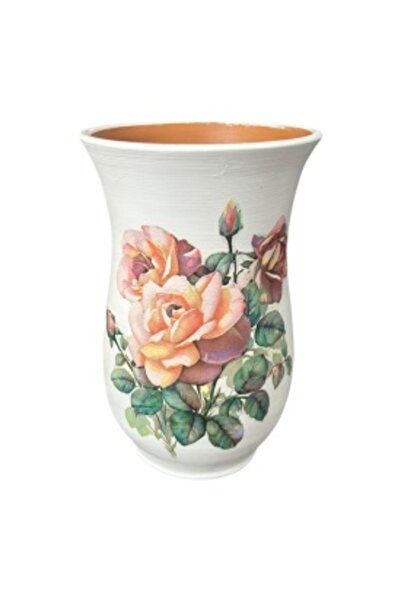 Ceramica Martinescu Ceramic vase for a bouquet of roses