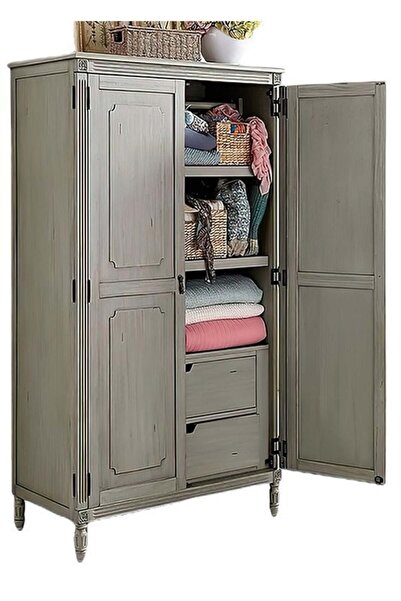 Bamena Wood Prome Ahşap Gardırop