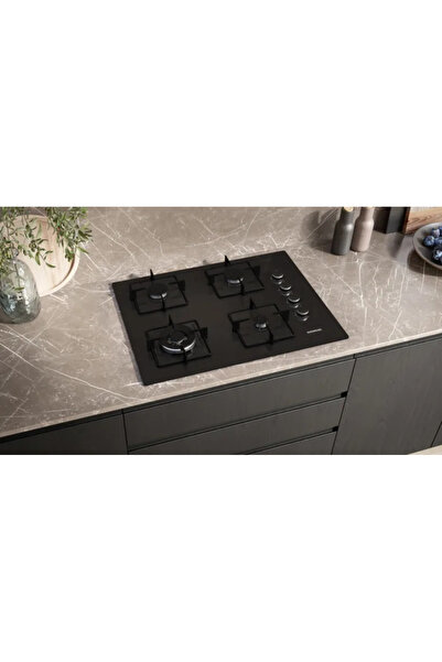 Siemens EO7C6HP30O iQ300 Gazlı Ocak 67 cm Sert Cam, Siyah