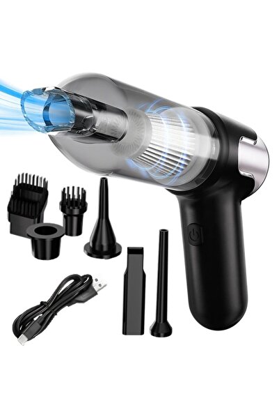 varioshop Cordless Portable Vacuum Cleaner for Car & Home, 120 W, USB Charging