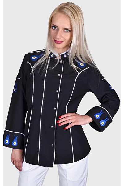 Üniformanya Jachetă de bucătar pentru femei cu cadou cu nume Jachetă de bucăt...