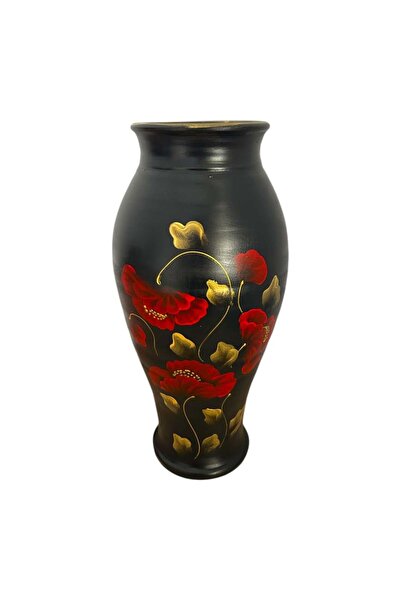 Ceramica Martinescu Large flower vase (poppies)