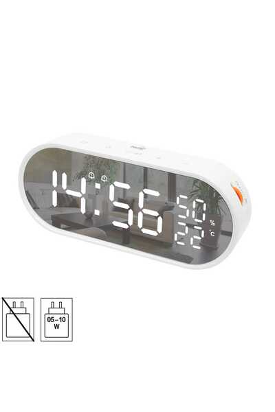 Home by Somogyi Ceas deșteptător LED cu ieșire de încărcare USB Home LTC06