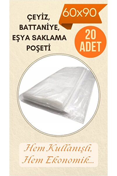 erfa plastik ambalaj 1984'den beri Naylon Torba 20 Adet 60x90 Cm Çeyiz Yastık...