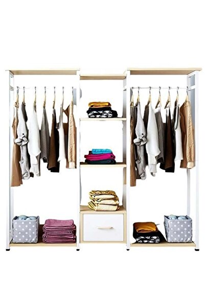 Bamena Wood Orleo Açık Gardrop