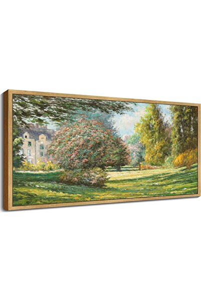 ALAYRA International Flower Garden Vintage Landscape – Classic Farmhouse Canv...