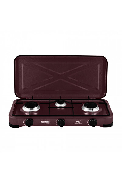 ALBATROS ALBATROSS APG31BR GAS STOVE, 3 BURNERS